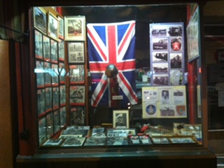 British flag in Remembrance Day display