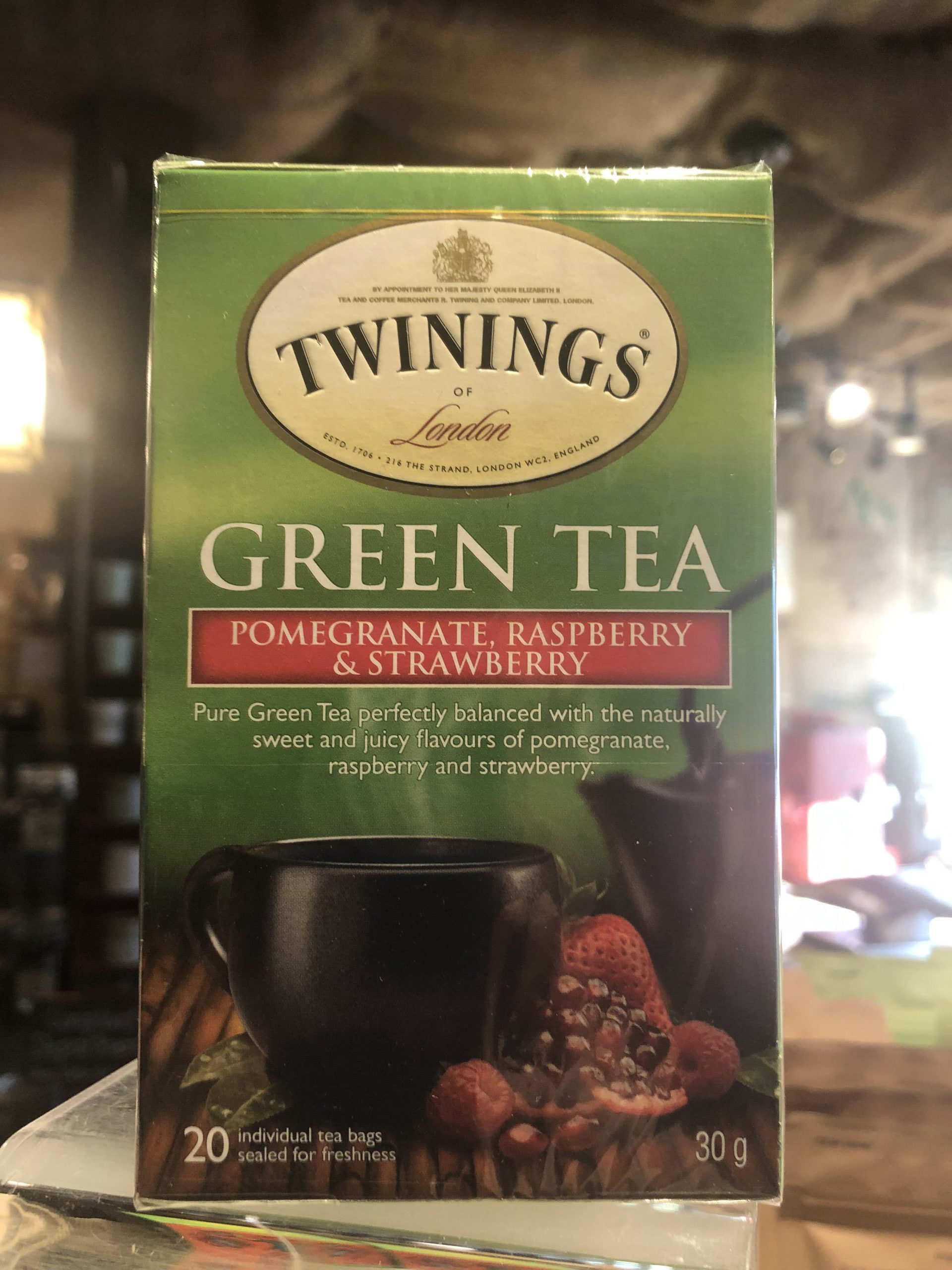 Twinings Pomegranate, Raspberry & Strawberry Green Tea 20 tea bags